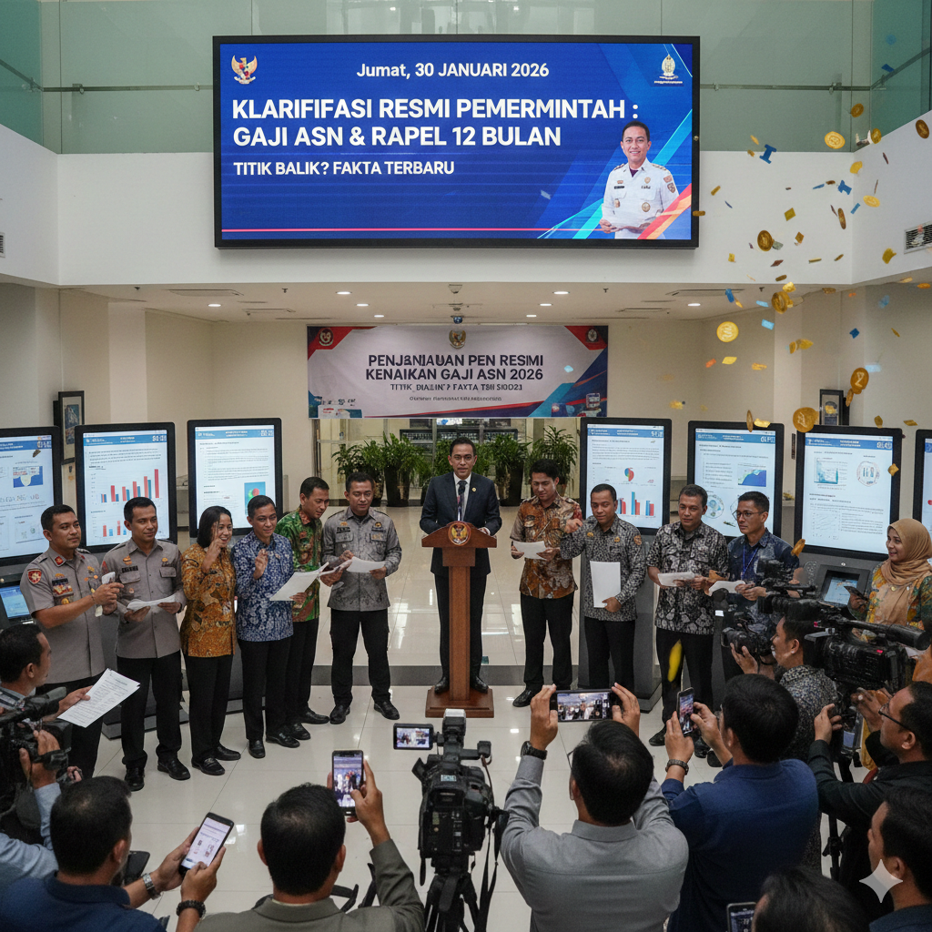 Ramai Tanggal 30 Januari 2026 Disebut Jadi Titik Balik Kenaikan Gaji ASN dan Rapel 12 Bulan, Ini Klarifikasi Fakta Resmi Pemerintah