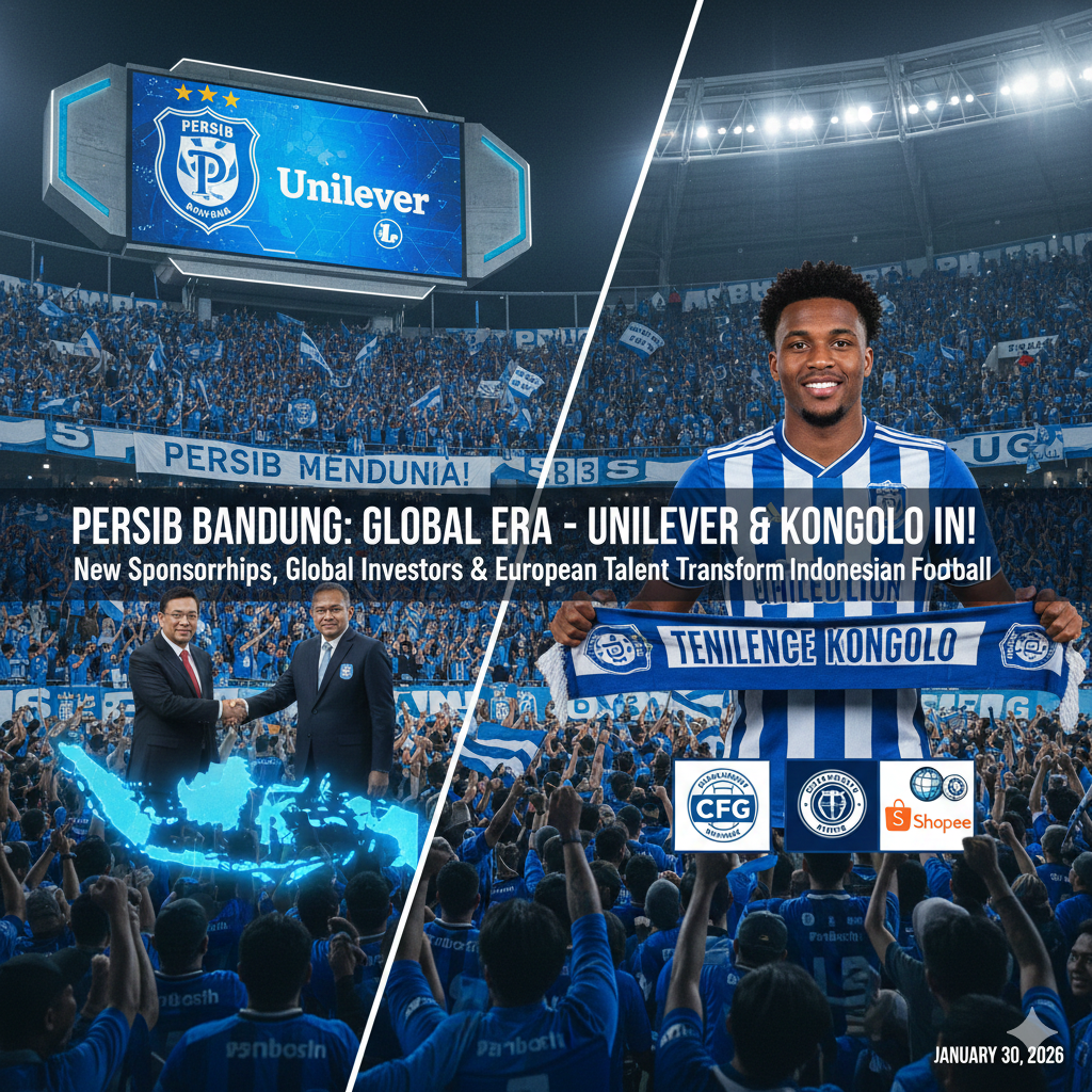 Unilever ke Persib Bandung? Setelah Gudang Garam Pergi, Maung Bandung Diserbu Investor Dunia dan Bidik Terence Kongolo