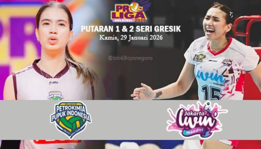 Hasil Proliga 2026: Pupuk Indonesia taklukkan Livin Mandiri lewat duel sengit, Salsabila dan Veronica jadi sorotan laga.