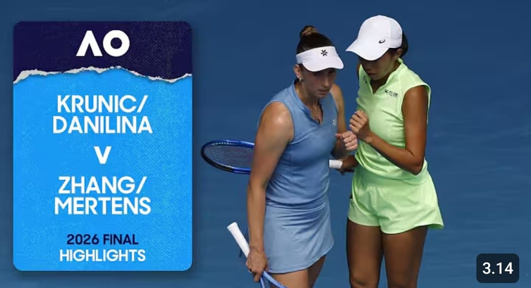 Martens dan partner juara ganda putri Australian Open usai menang 7-6, 6-4, Elise Mertens kembali ke puncak ranking dunia.