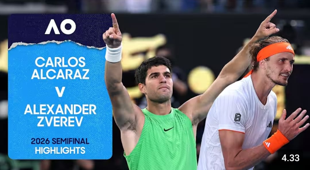 Carlos Alcaraz ke final Australian Open pertama usai duel lima set dramatis di Rod Laver Arena, tunjukkan mental juara.