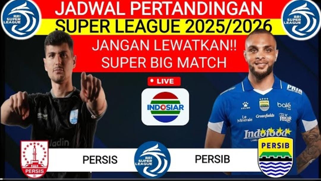 Jadwal Persis Solo vs Persib Bandung di BRI Super League musim 2026, lengkap dengan klasemen, performa terbaru, dan head to head.