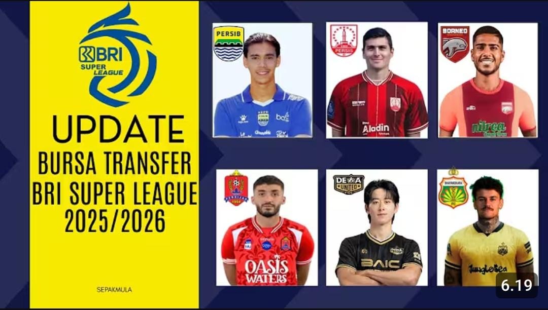 Update transfer Liga 1 paruh musim: Persijab, Persib, Dewa United hingga Borneo FC resmikan pemain asing baru.