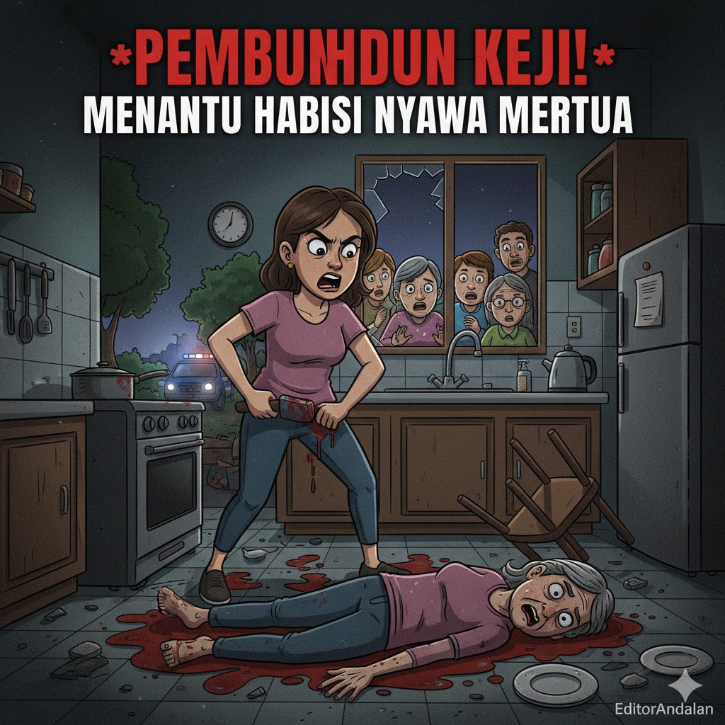 Ilustrasi pembunuhan.