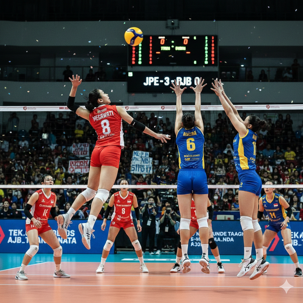 Megawati Hangestri Trending di Korea, Bawa Jakarta Pertamina Enduro Menang Telak 3-0 di Proliga 2026
