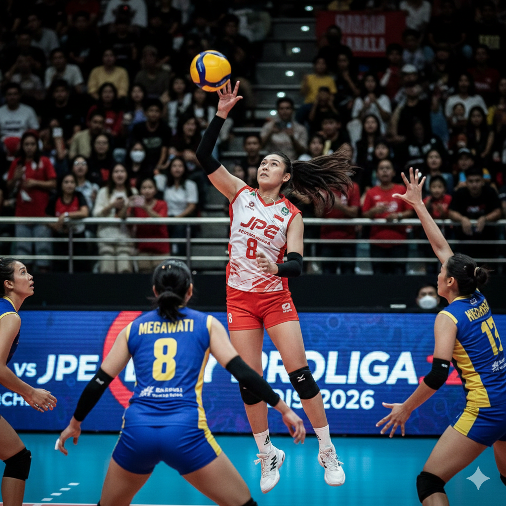 Megawati Hangestri Pertiwi Dijuluki Monster Indonesia, Media Korea Terpukau Aksi Megatron di Proliga 2026