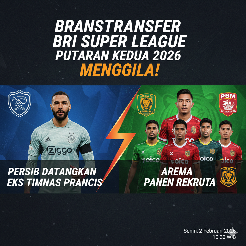 Persib Datangkan Eks Timnas Prancis, Arema hingga PSM Panen Rekrutan
