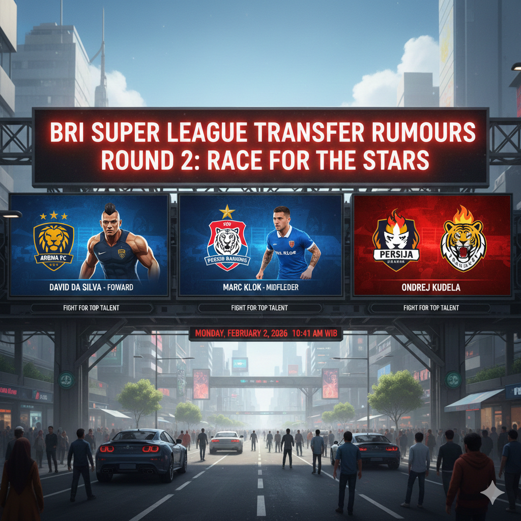 Bursa transfer BRI Super League putaran kedua memanas. Arema FC, Persib Bandung, dan Persija Jakarta saling sikut datangkan pemain bintang.