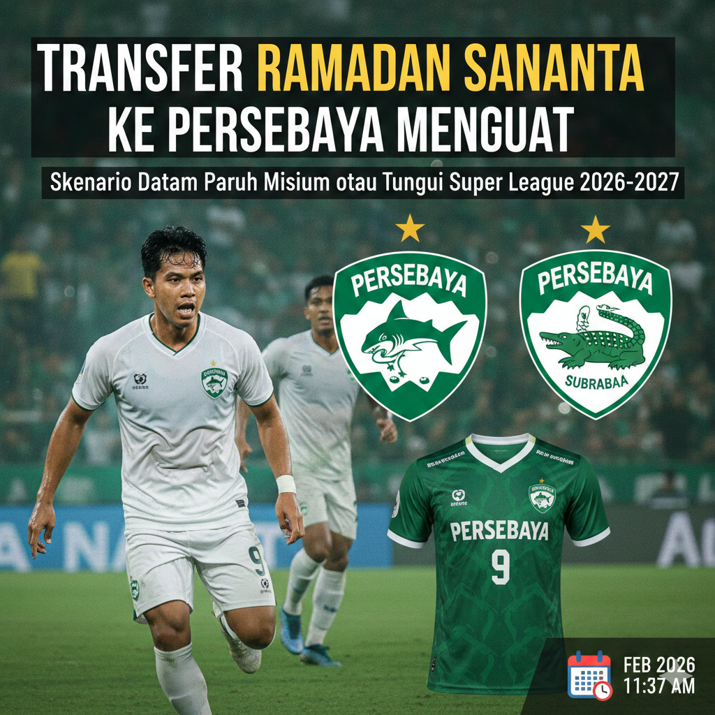 Transfer Ramadan Sananta ke Persebaya Menguat, Skenario Datang Paruh Musim atau Tunggu Super League 2026-2027