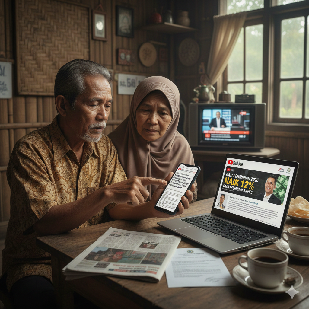 Isu Kenaikan Gaji Pensiunan PNS 2026 Viral Disebut Cair 1 Februari, Ini Klarifikasi Resmi Taspen dan Fakta Sebenarnya