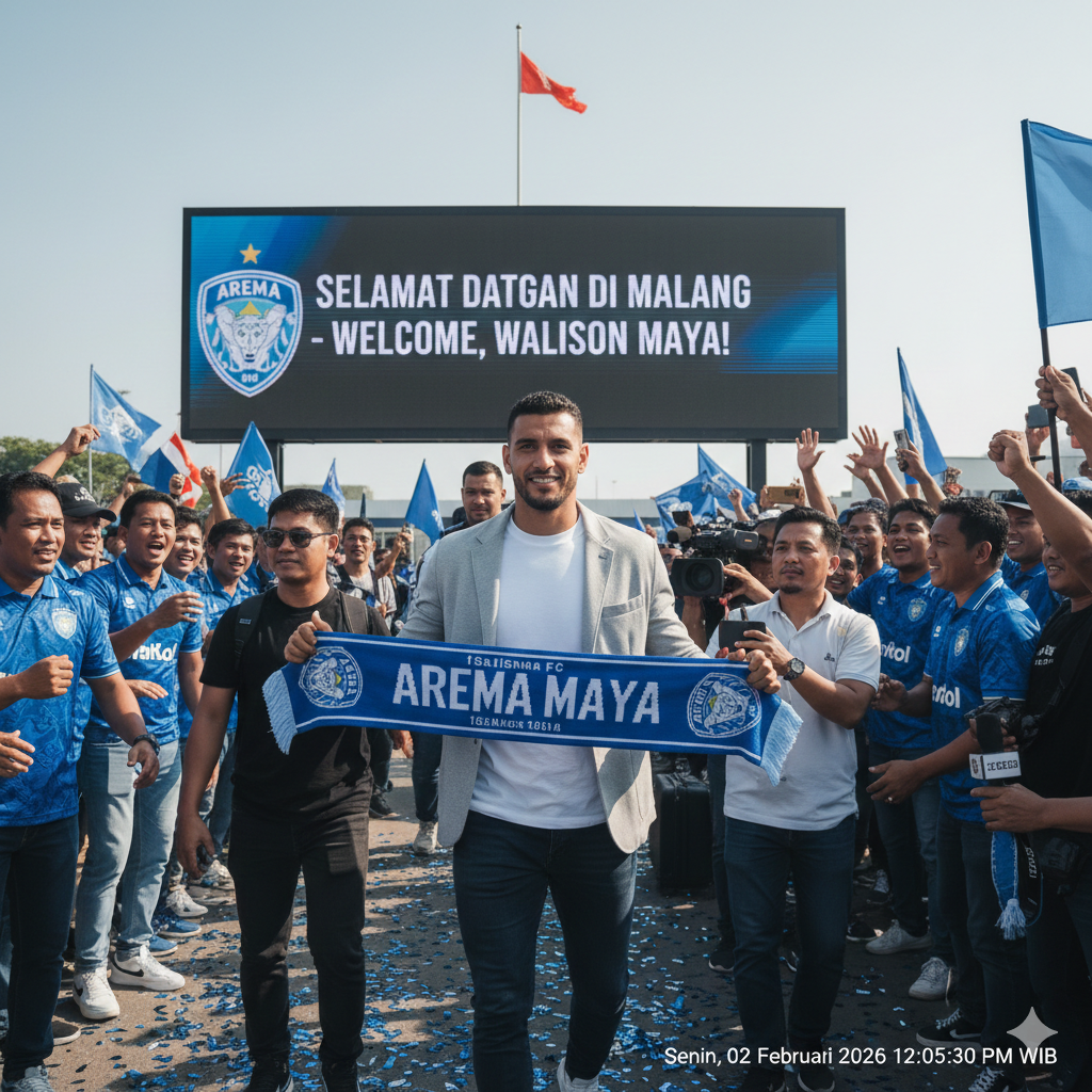 Update Bursa Transfer Arema FC paruh musim! Walison Maya dikabarkan segera merapat jadi bek baru, Joel Vinicius siap debut gantikan Dalberto. Cek detailnya!