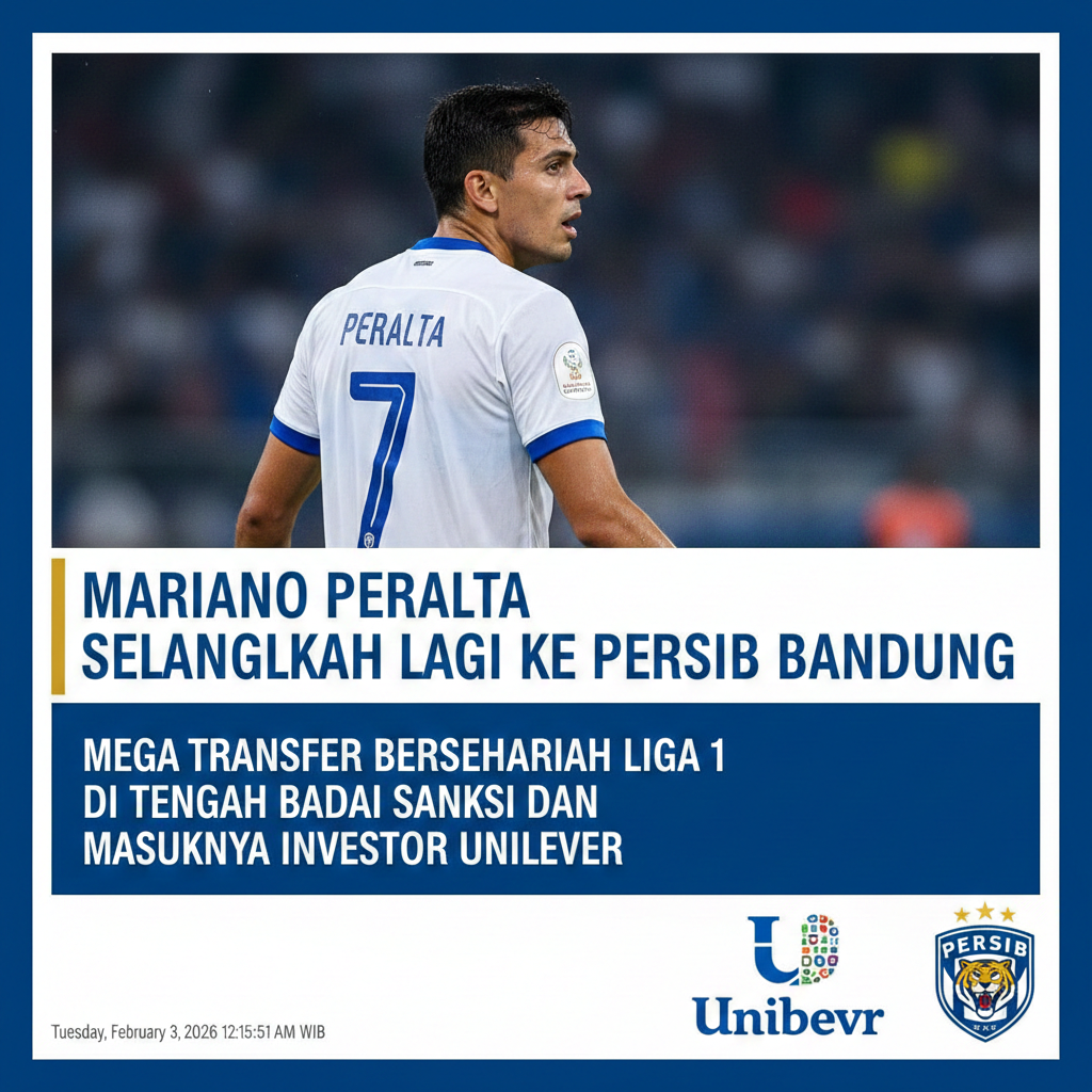 Mariano Peralta Selangkah Lagi ke Persib Bandung