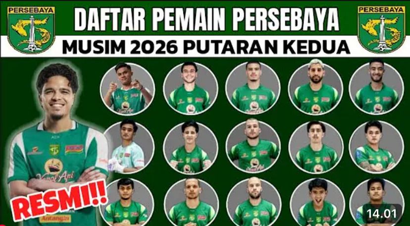 Persebaya Surabaya siapkan skuad putaran kedua musim 2025-2026, fokus perkuat lini depan dengan Ramadan Sananta dan Ragnar Orasmangun.