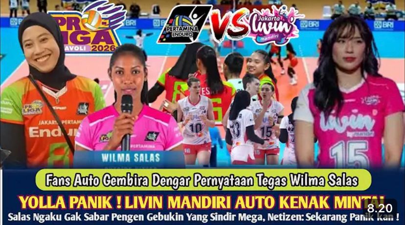 Wilma Salas buka suara jelang Proliga 2026: target kalahkan Jakarta Livin Mandiri untuk ketiga kalinya, sorot isu Megawati Hangestri.