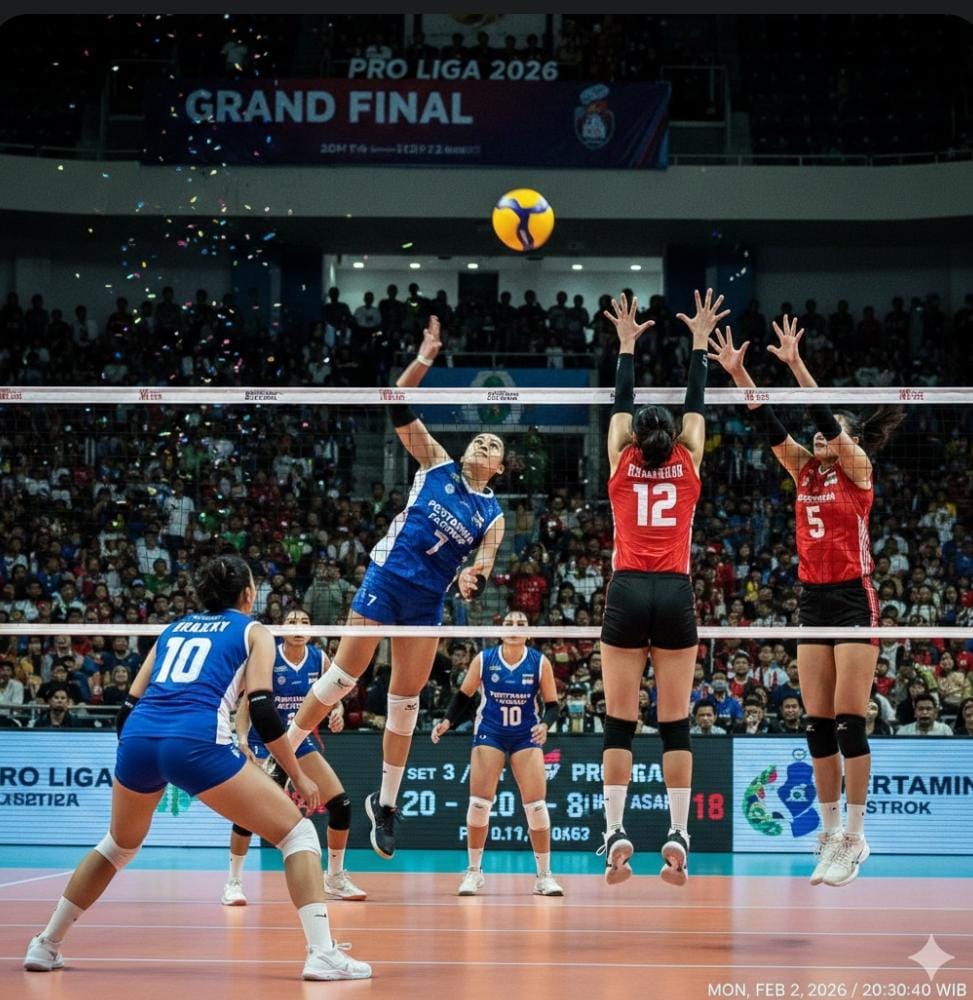 Update klasemen Proliga 2026 terbaru: Gresik Petrokimia puncaki klasemen, top skor putri dipimpin Neriman Osoy.