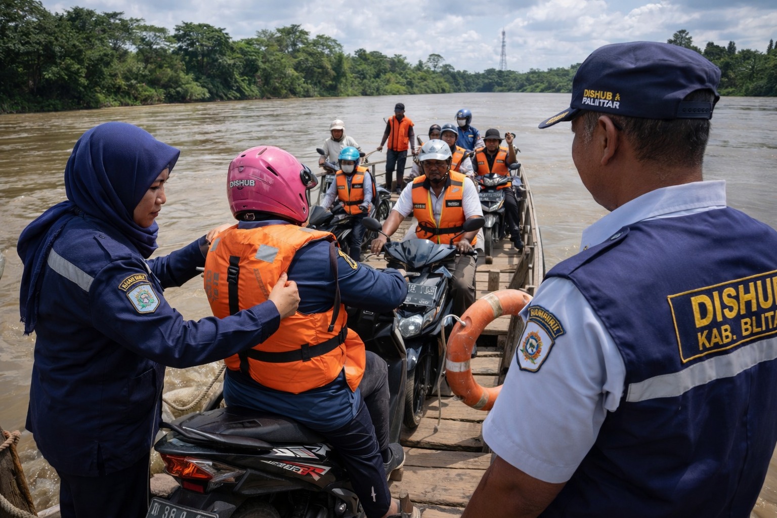 &lrm;Pastikan Keamanan Dermaga Penyeberangan &lrm;Pengecekan Jelang Ramadan dan Idul Fitri