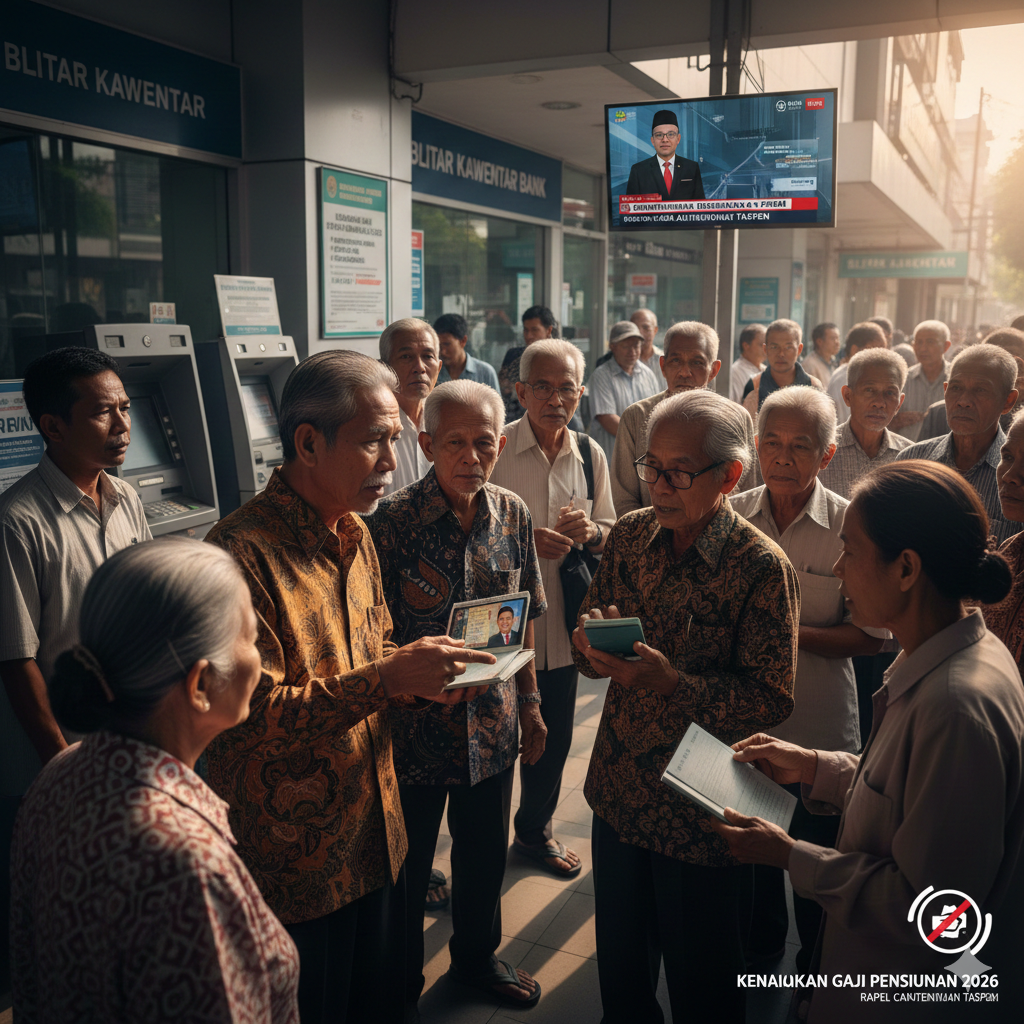 Heboh Video Klaim Kenaikan Gaji Pensiunan 12?n Rapel Cair Diam-Diam, Ini Fakta Resmi Gaji Pensiunan 2026