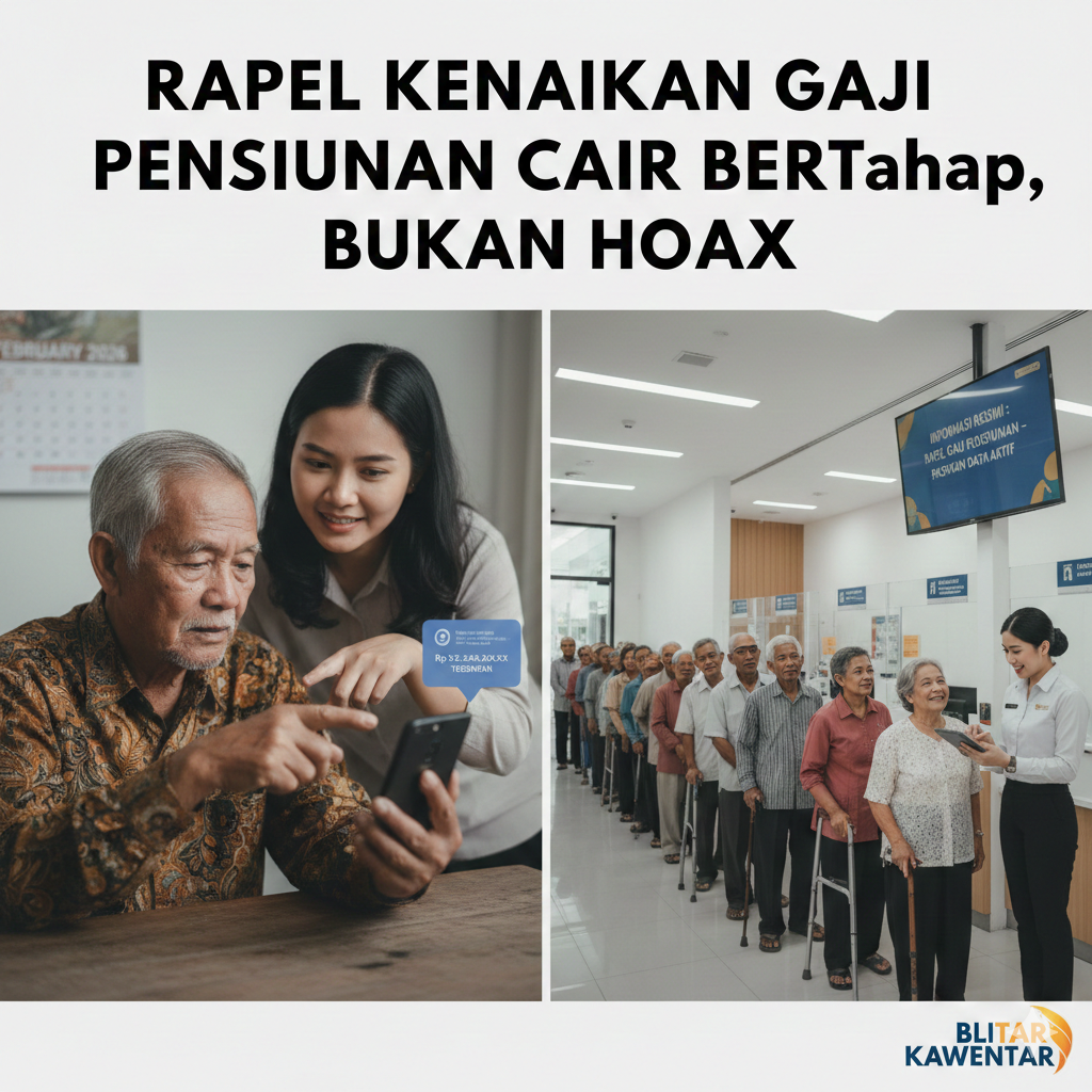 Rapel Kenaikan Gaji Pensiunan Cair? Ini Penjelasan Resmi Negara soal Dana Masuk Rekening Bertahap