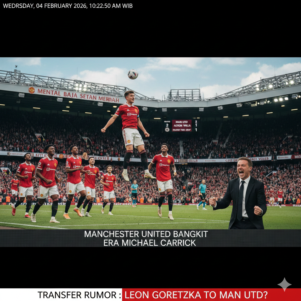Manchester United Bangkit Era Michael Carrick: Gol Injury Time Sesko, Mental Baja Setan Merah, hingga Isu Leon Goretzka