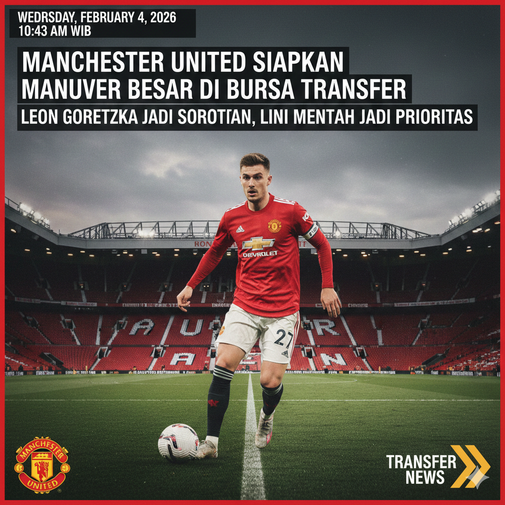 Manchester United Siapkan Manuver Besar di Bursa Transfer