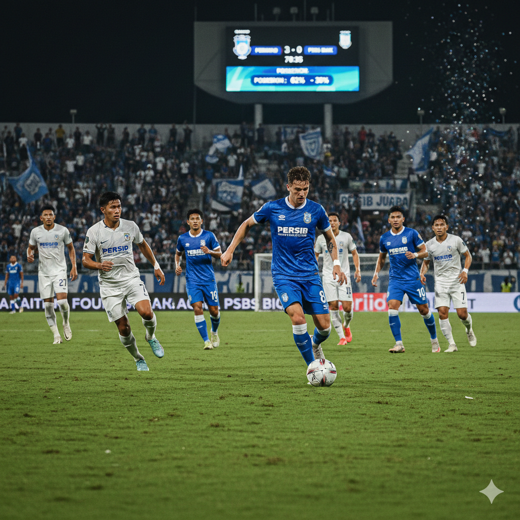 Taktik Persib Bandung Dibedah: Dominasi Total Lawan PSBS Biak, Peran Tom Haye Jadi Kunci Kemenangan Bojan Hodak