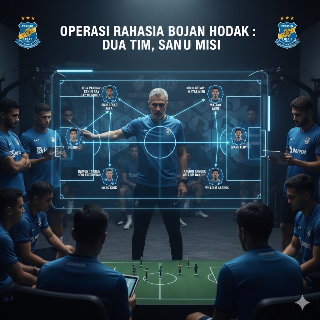 Operasi Rahasia Bojan Hodak Terbongkar: Strategi Sunyi Persib Bangun Dua Tim Sekaligus demi Hattrick Juara