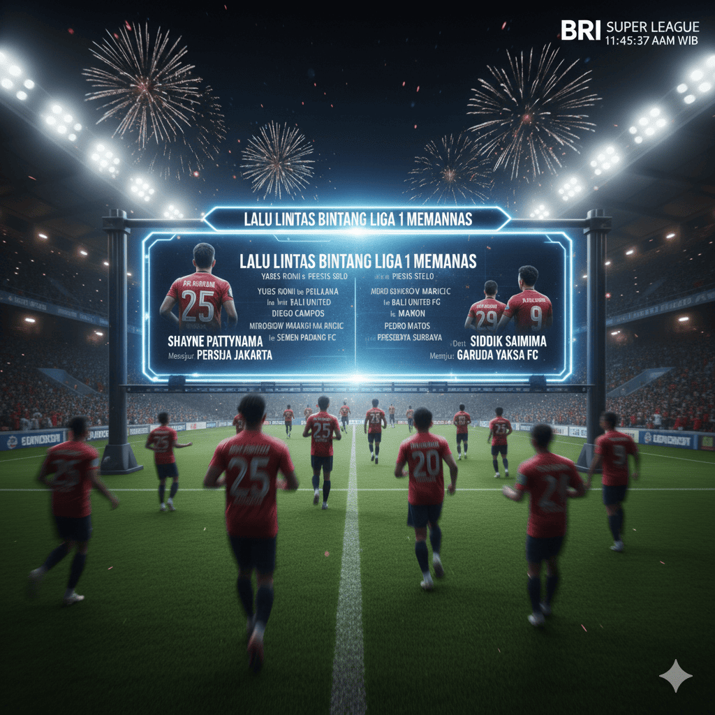Lalu lintas transfer BRI Super League 2026 kian memanas! Shayne Pattynama resmi ke Persija, hingga gebrakan Garuda Yaksa FC di Liga 2.
