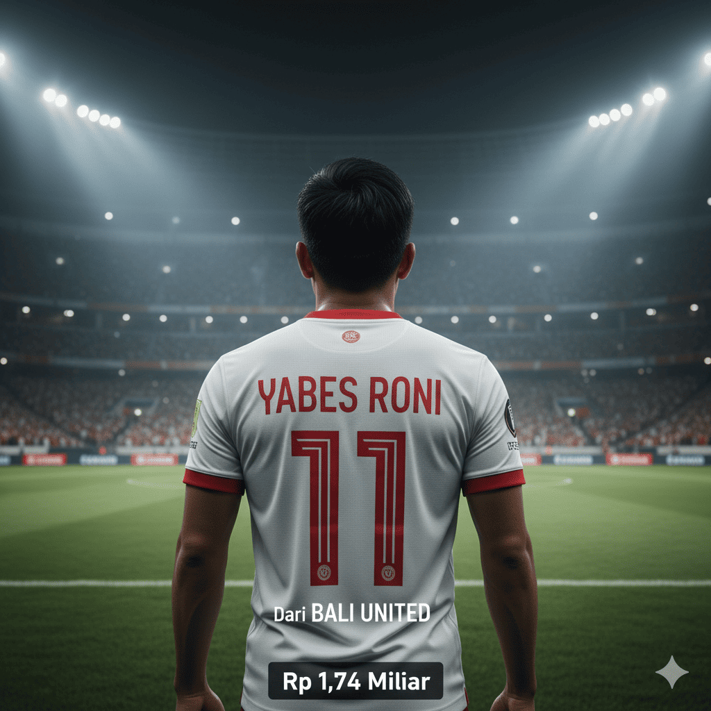 Yabes Roni dipinjamkan Bali United ke Persis Solo untuk perkuat lini serang Laskar Sambernyawa di putaran kedua BRI Super League 2026.