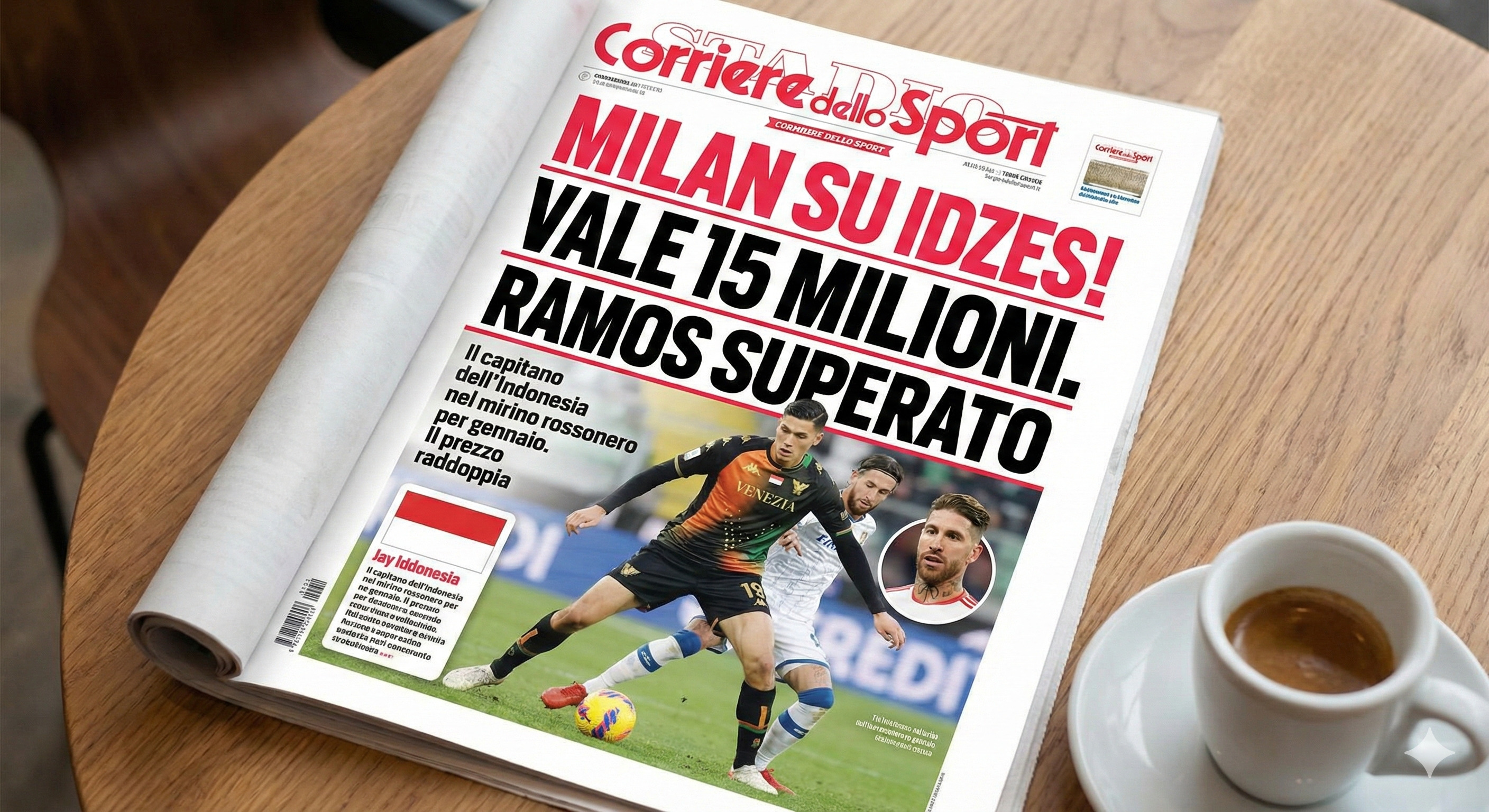 AC Milan siap bajak Jay Idzes di bursa transfer Januari. Harga kapten Timnas Indonesia ini diprediksi melonjak hingga 15 juta Euro!