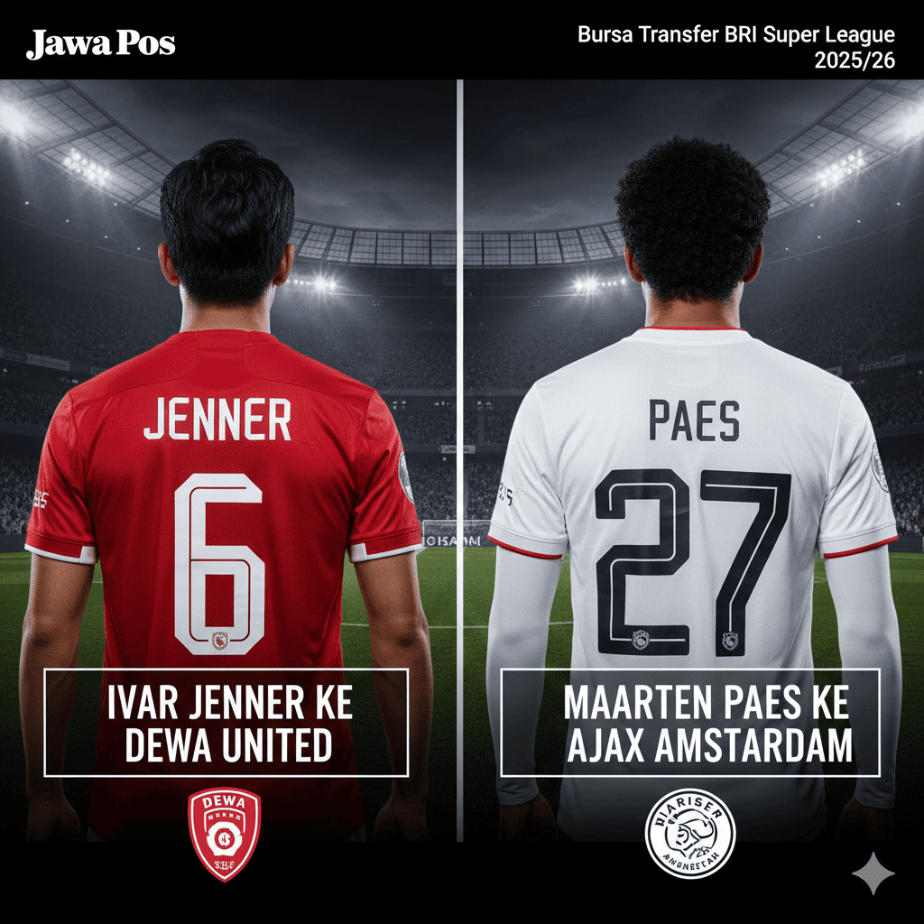 Bursa Transfer Panas! Ivar Jenner ke Dewa United & Maarten Paes ke Ajax Amsterdam.