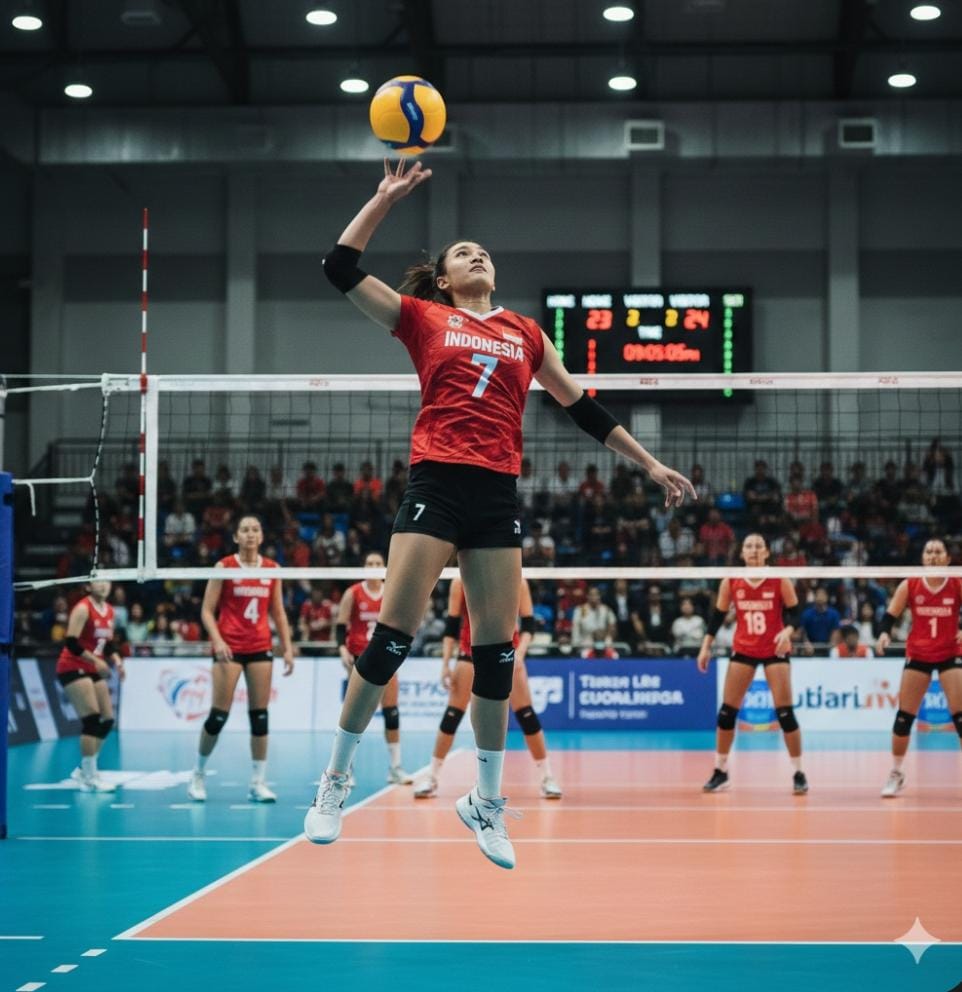 Daftar pemain voli putri terbaik dunia 2025 dirilis Volleybox. Megawati Hangestri tembus 3 besar dan jadi satu-satunya wakil Asia.