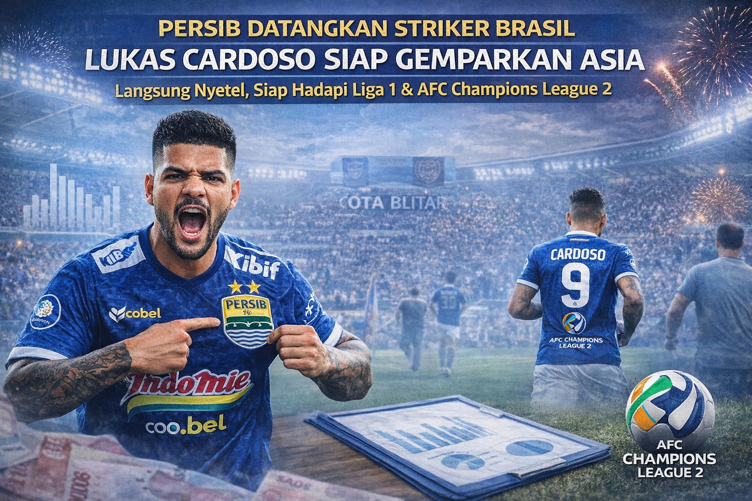 Striker Brasil Lukas Cardoso resmi gabung latihan Persib Bandung! Siap tajamkan lini depan Maung Bandung di Liga 1 dan kompetisi Asia ACL2.