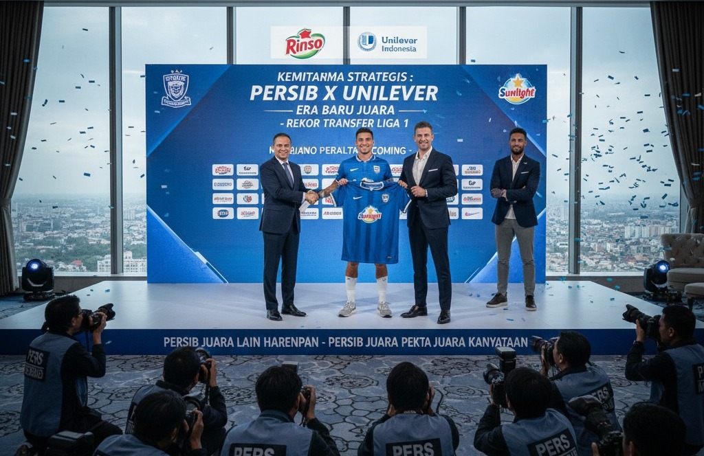 Persib Bandung siapkan mega transfer Mariano Peralta senilai Rp10,43 Miliar! Simak dampak investor baru Unilever dan update sanksi Komdis PSSI terbaru.