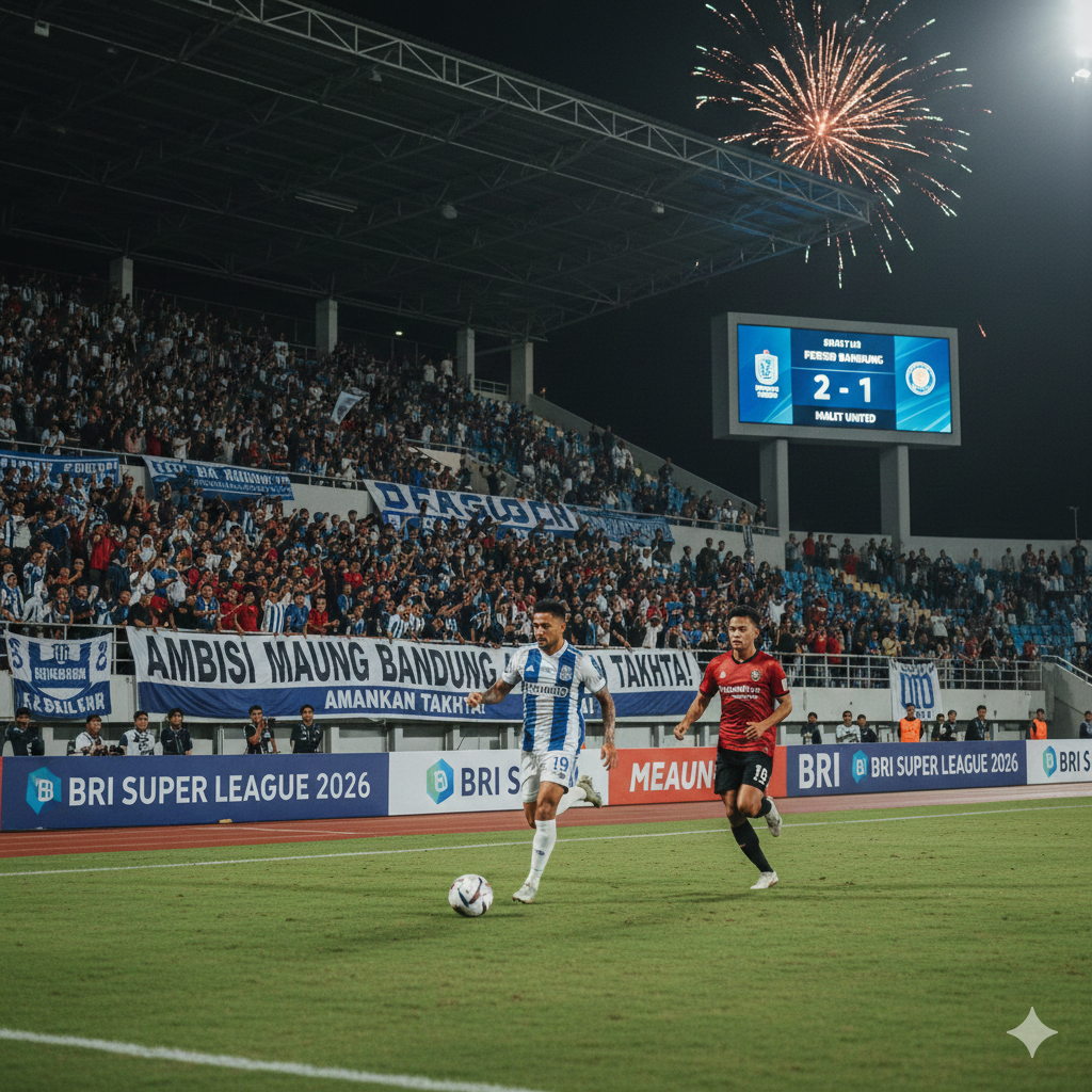 Prediksi Persib Bandung vs Malut United BRI Super League 2026.