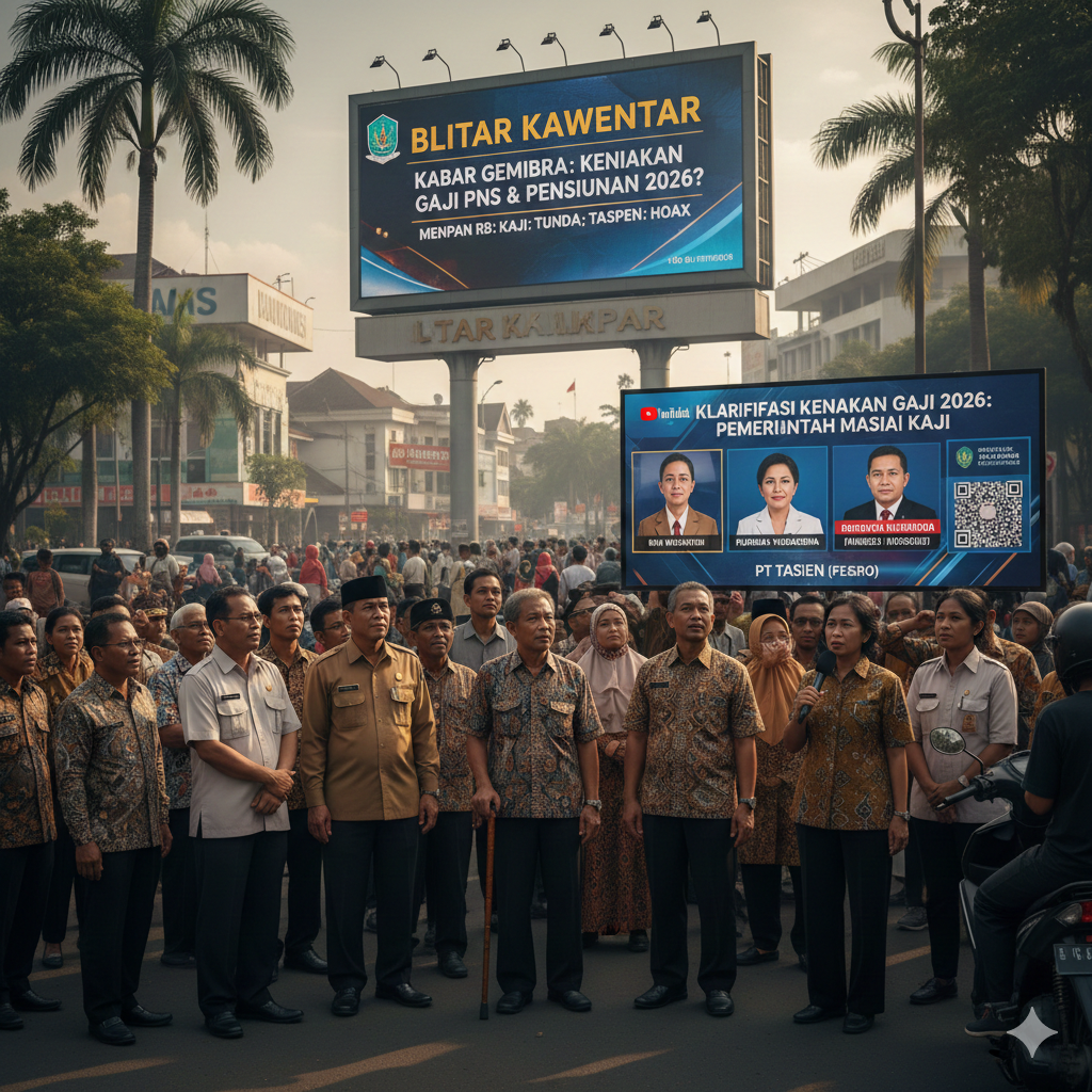Viral Kabar Gaji PNS dan Pensiunan Naik 2026, Ini Penjelasan Menpan RB, Kemenkeu, dan Fakta Resmi Taspen