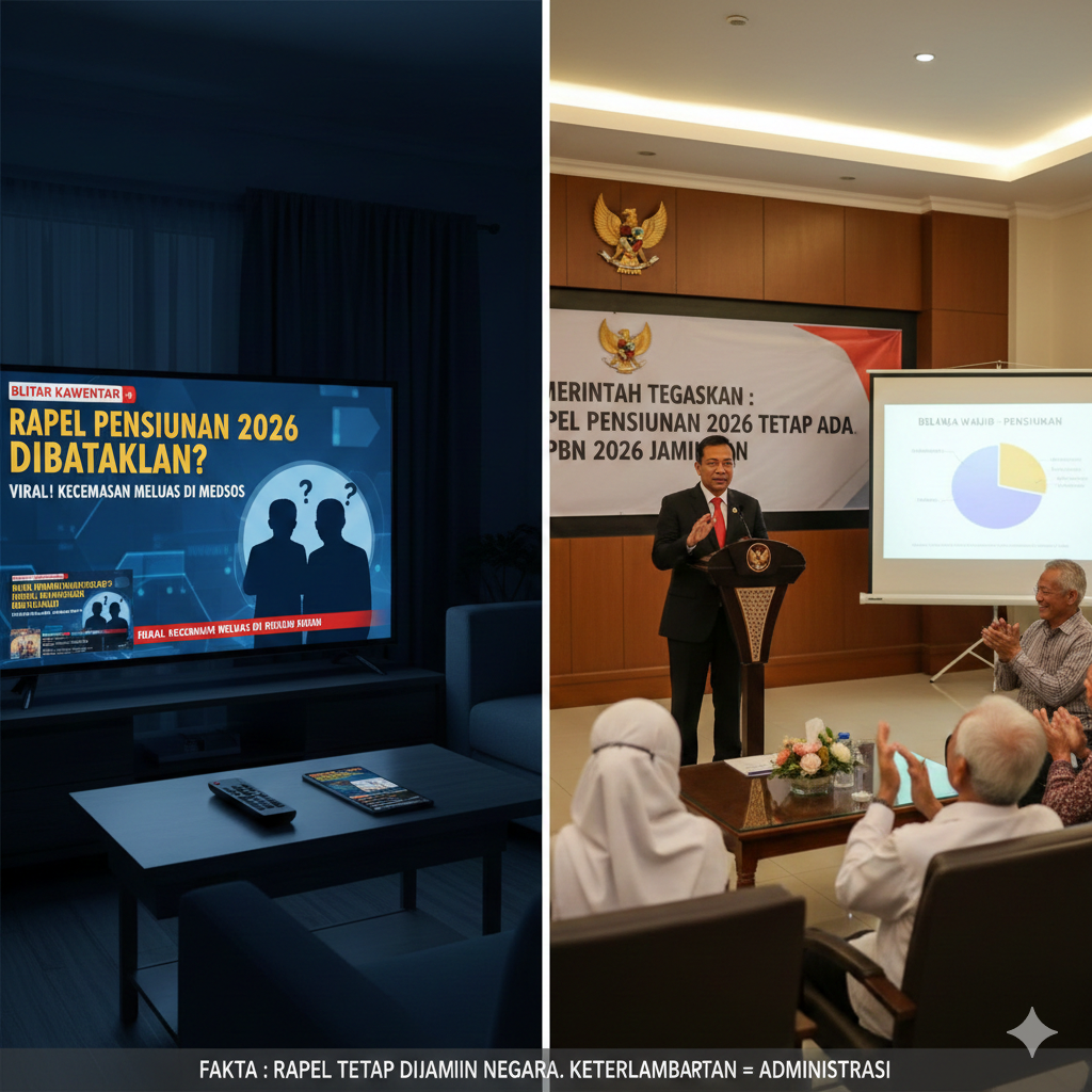 Viral Isu Rapel Pensiunan 2026 Tak Cair, Ini Penjelasan Resmi Pemerintah yang Perlu Diketahui