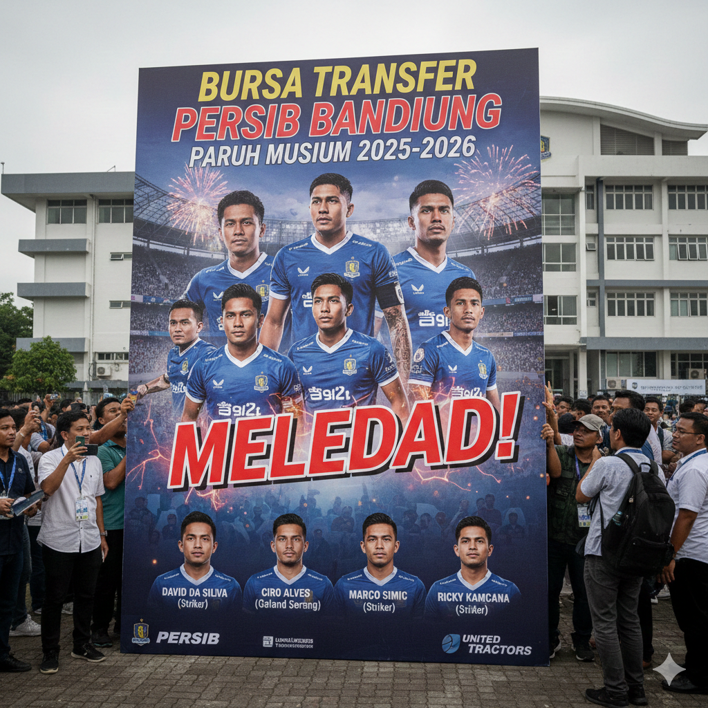 Bursa Transfer Persib Bandung Paruh Musim 2025&ndash;2026 Meledak.