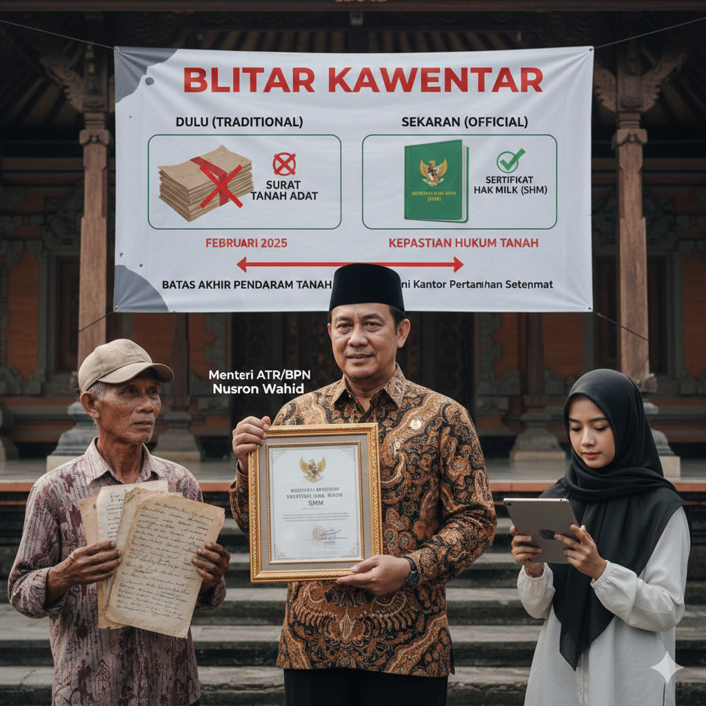 Viral Isu Enam Surat Tanah Tak Berlaku 2026, Ini Penjelasan Lengkap ATR/BPN soal Status Hukum Tanah Adat