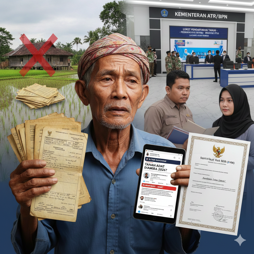 Viral Isu Tanah Kirik Diambil Negara 2026, ATR/BPN Tegaskan Tak Benar dan Ungkap Dokumen Adat yang Tak Diakui