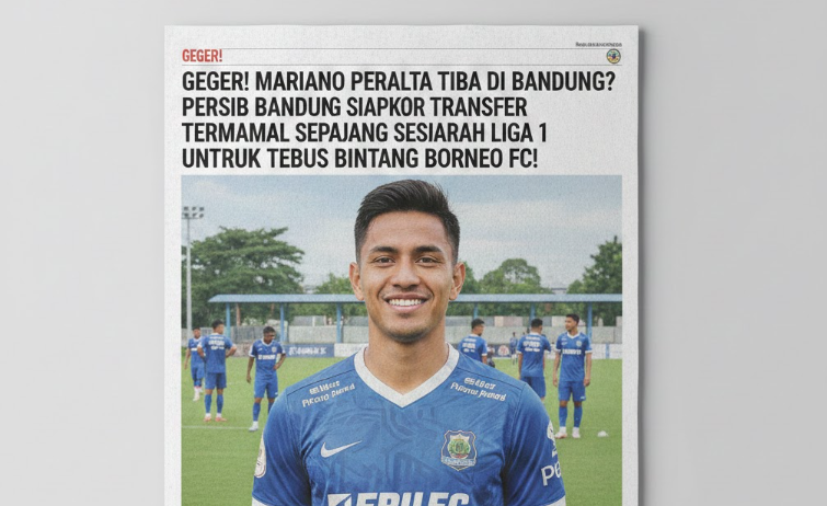Persib Bandung dikabarkan tebus Mariano Peralta dari Borneo FC dengan nilai fantastis!