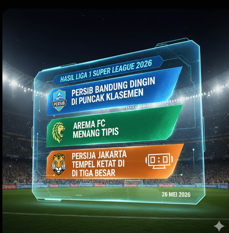 Update Hasil Liga 1 Super League 2026