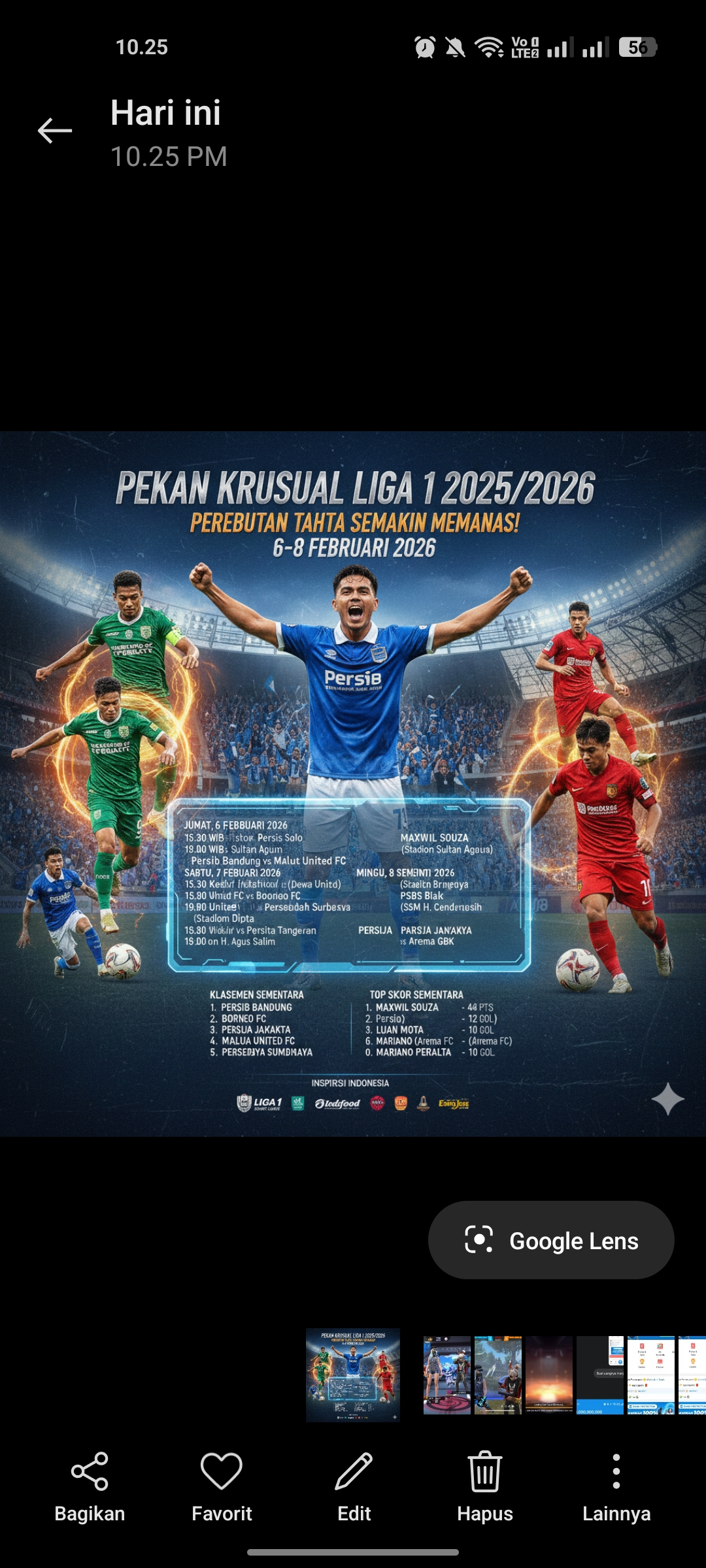 Persaingan kasta tertinggi sepak bola Indonesia.