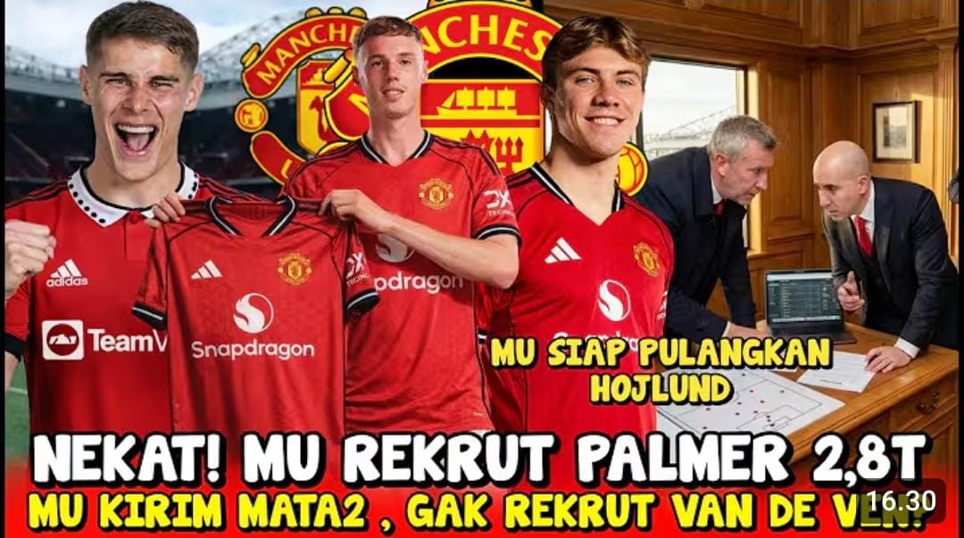 Kabar Manchester United terbaru: Maguire siap turun gaji, MU incar Cole Palmer Rp3 triliun, hingga drama transfer pemain.