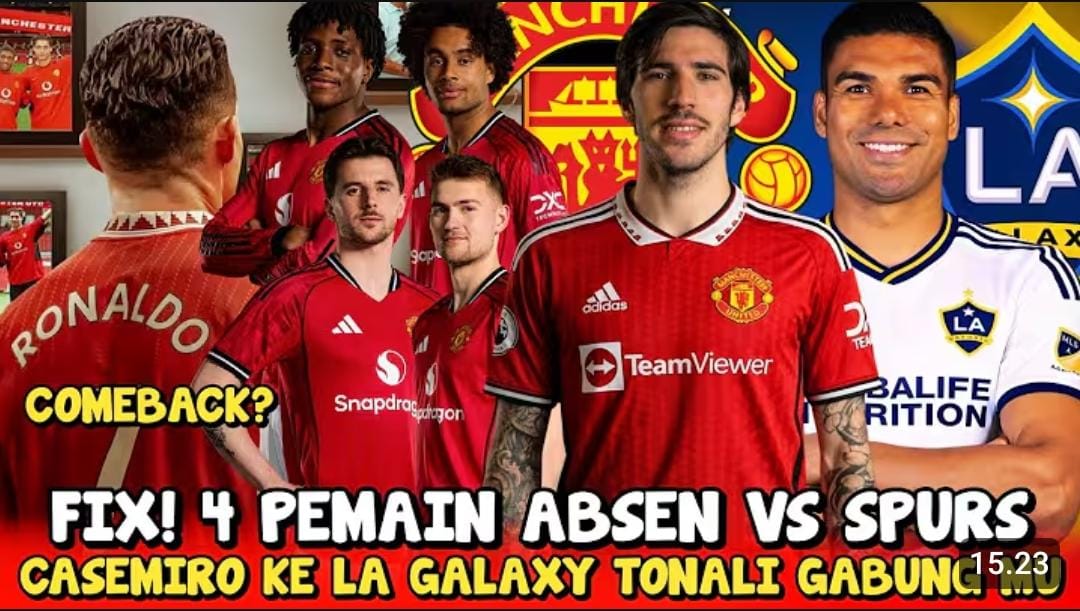 Kabar Manchester United terbaru: MU disarankan rekrut Sandro Tonali, Bruno Fernandes pimpin assist, hingga rumor Ronaldo kembali.