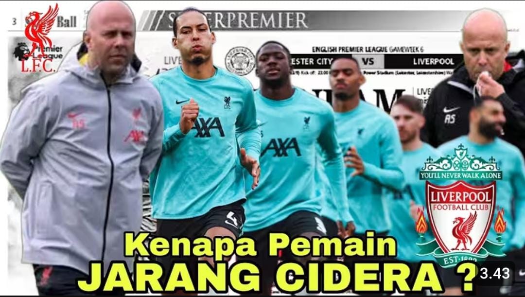 Rahasia Liverpool jarang cedera musim 2024-2025 terungkap lewat revolusi medis, rotasi Arne Slot, hingga teknologi kebugaran pemain.