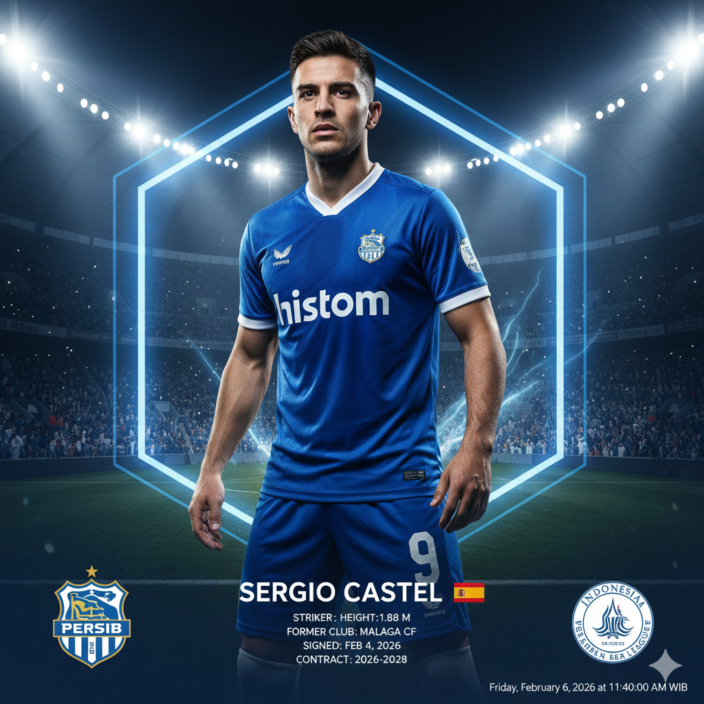 Persib Bandung resmi datangkan Sergio Castel! Striker Spanyol ini jadi upgrade Ramon Tangke untuk perkuat lini serang Maung Bandung. Simak profil lengkapnya!