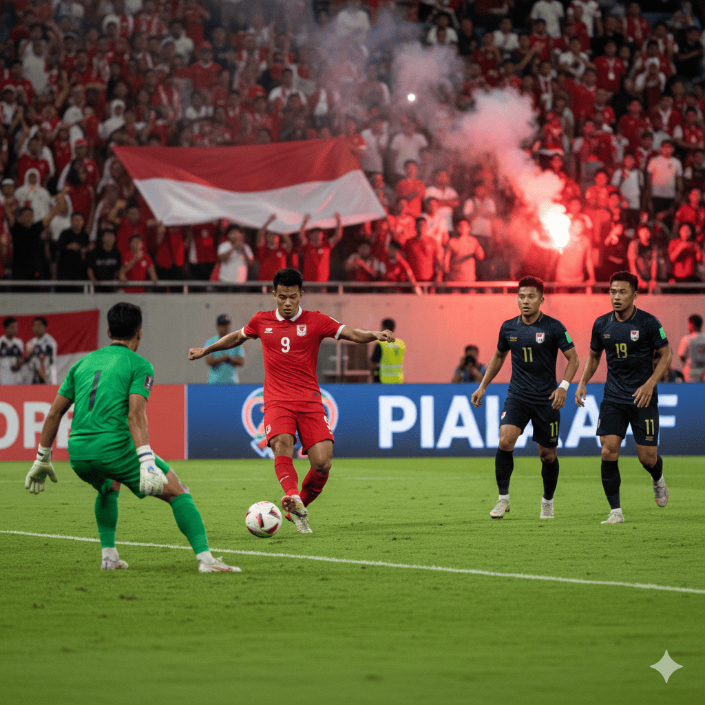 Intip prediksi line up Timnas Indonesia di Piala AFF dengan formasi 4-4-2. Dominasi pemain Persib dan duet Sananta-Struick siap bawa juara!