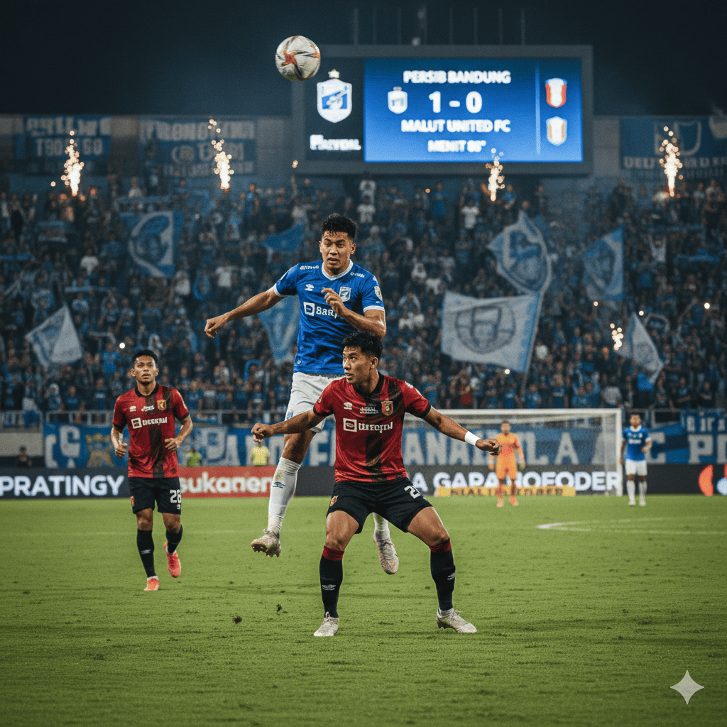 Prediksi sengit Persib Bandung vs Malut United di GBLA. Mampukah Maung Bandung balas dendam atas Ciro Alves dkk? Cek susunan pemainnya di sini!