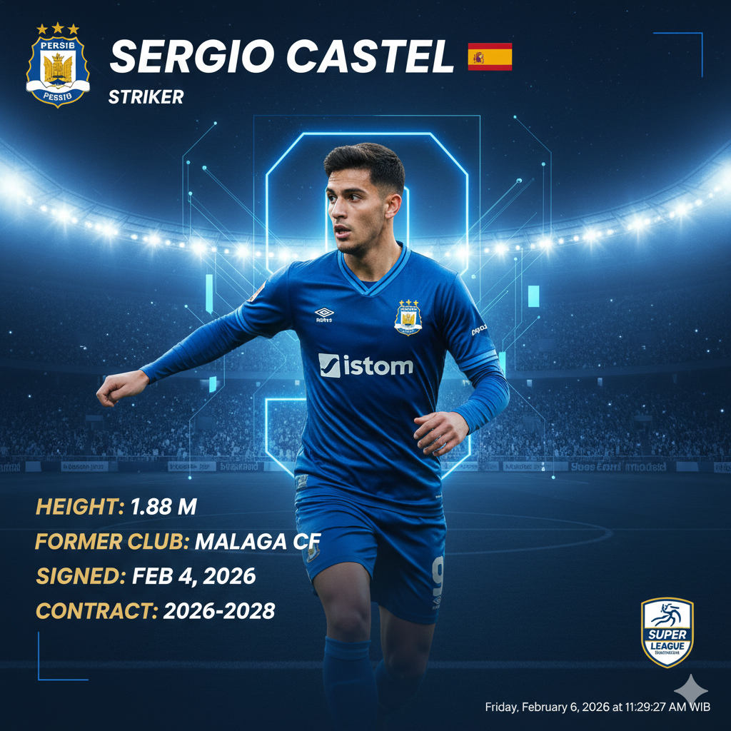 Sergio Castel resmi gabung Persib Bandung! Simak nasib Ramon Tangke yang terancam dicoret dan kabar terbaru Ragnar Oratmangun yang batal ke Maung Bandung.