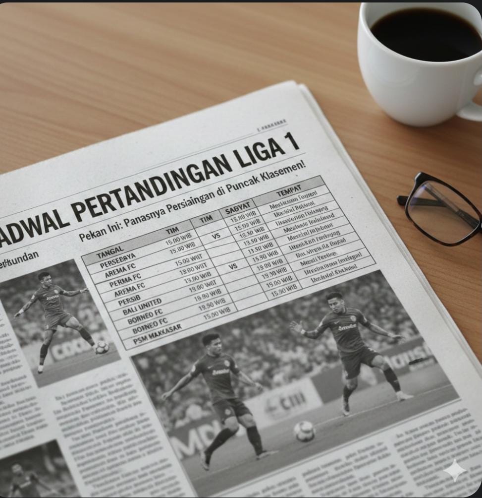 Hasil Liga 1 Super League 2026 pekan ke-20 menghadirkan Derby Mataram imbang, Arema menang, serta update klasemen dan top skor terbaru.